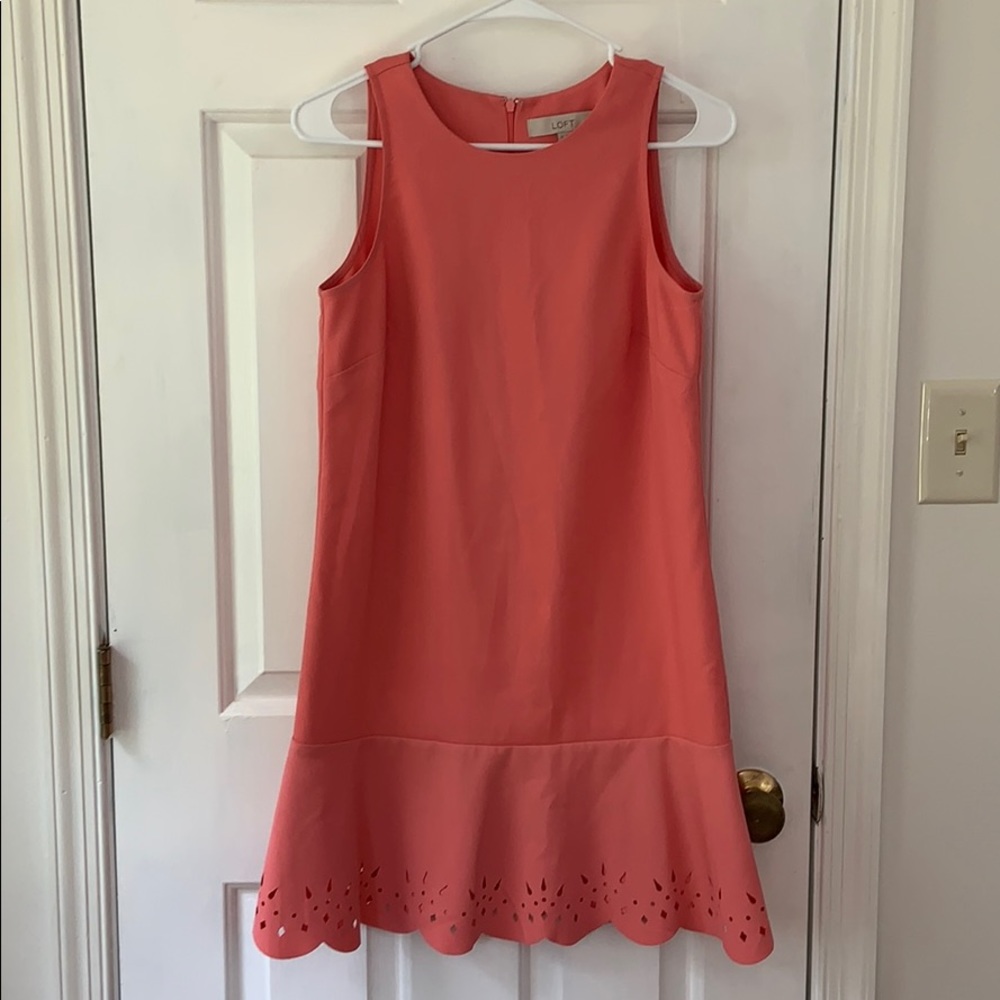 Peach dress